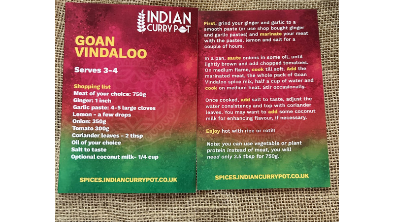 Goan Vindaloo Recipe